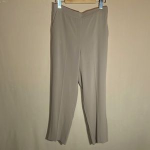 Aritzia Babaton Conan pant with flat front in stone taupe size 4